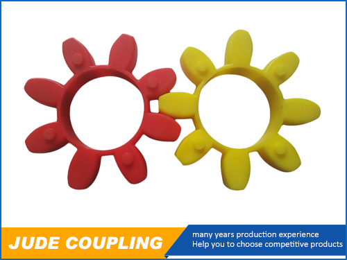 Coupling elastic spider/rubber